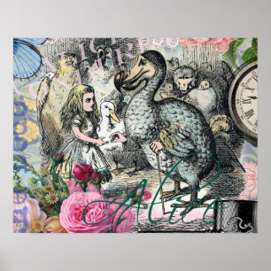 Alice im Wunderland Dodo Klassische Kunstwerke Poster