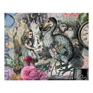 Alice im Wunderland Dodo Klassische Kunstwerke Poster