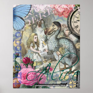 Alice im Wunderland Dodo Klassische Kunstwerke Poster