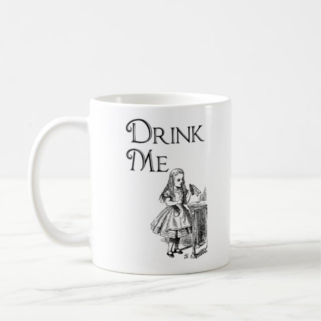 Alice im Wunderland "Drink Me" Tasse (Links)