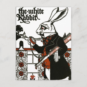 Alice im Wunderland; Ein Theaterstück. Der weiße K Postkarte