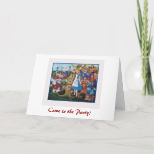 Alice im Wunderland Einladung