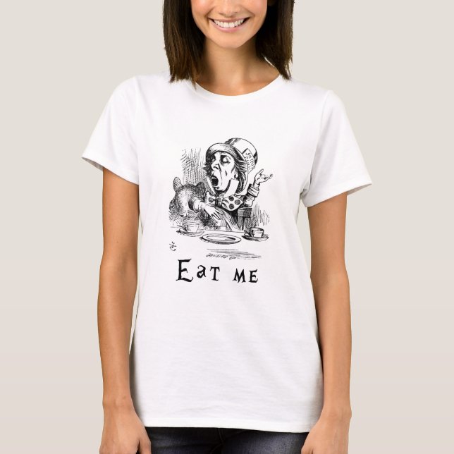 Alice im Wunderland - essen Sie mich T-Shirt (Vorderseite)