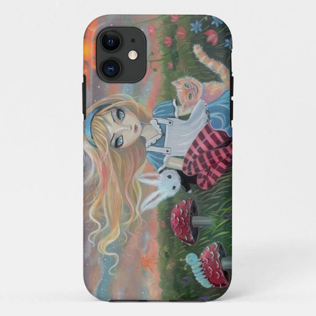 Alice im Wunderland Fairytale Fantasy Art Case-Mate iPhone Hülle (Rückseite)