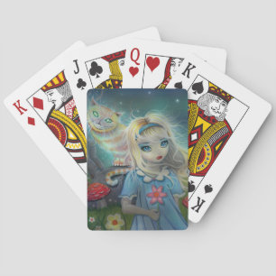 Alice im Wunderland Fantasy Art Spielkarten