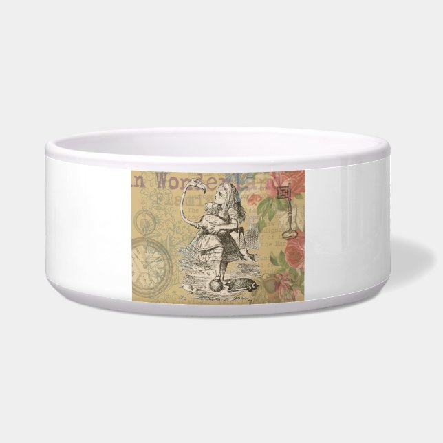 Alice im Wunderland Flamingo Classic Napf (Vorderseite)