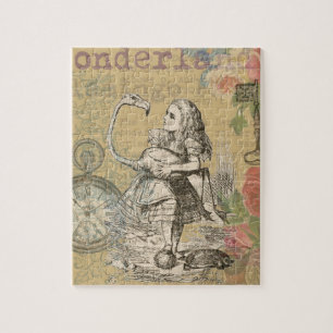 Alice im Wunderland Flamingo Classic Puzzle