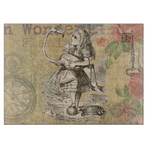 Alice im Wunderland Flamingo Classic Schneidebrett