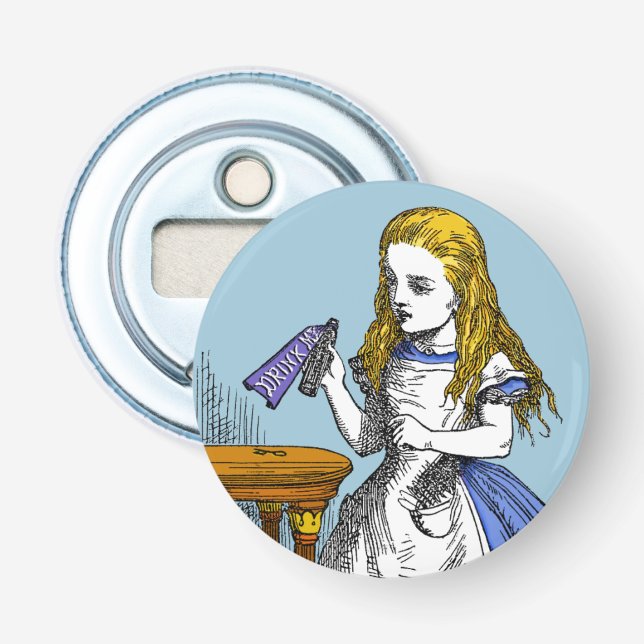 Alice im Wunderland Flaschenöffner (Vorderseite)