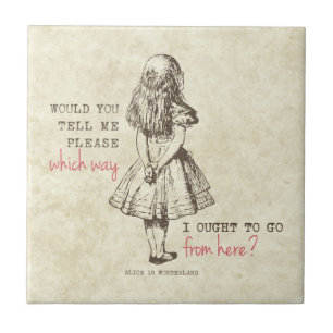 Alice im Wunderland Fliese