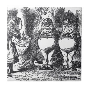 Alice im Wunderland Fliese