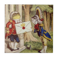 Alice im Wunderland-Fliese, die Lakaien