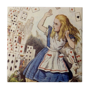 Alice im Wunderland-Fliese, Karten-Angriff Fliese