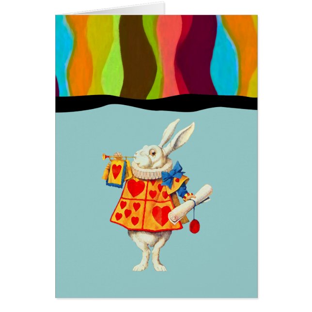 Alice im Wunderland ~ FOTO-EINSATZ Karte (Vorne)