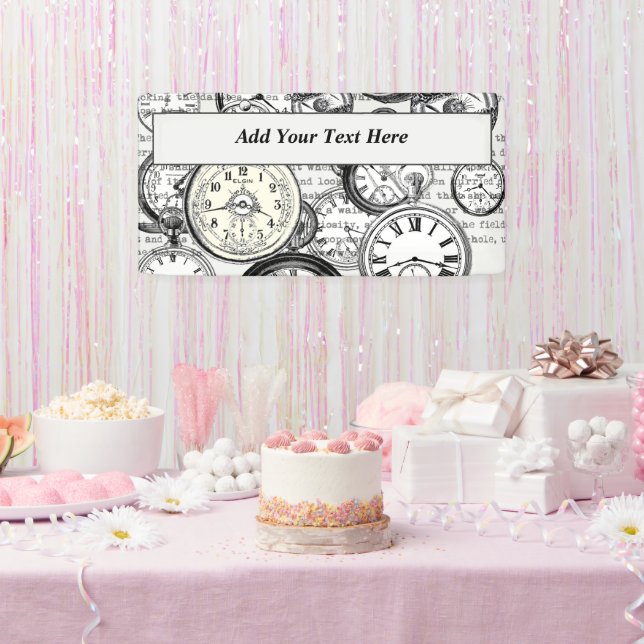 Alice im Wunderland für viktorianische Pocket Watc Banner (Party)