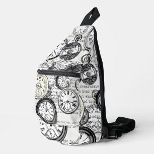 Alice im Wunderland für viktorianische Pocket Watc Crossbody Bag