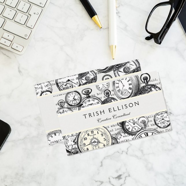 Alice im Wunderland für viktorianische Pocket Watc Visitenkarte (Von Creator hochgeladen)