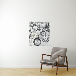 Alice im Wunderland für viktorianische Pocket Watc Wandteppich