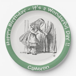 Alice im Wunderland Geburtstag oder sonstige Party Pappteller