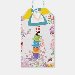Alice im Wunderland Geburtstagspartei Bevorzugung Geschenkanhänger