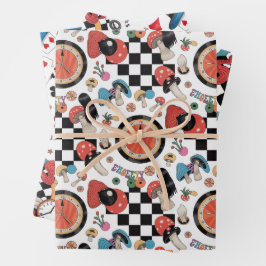 Alice im Wunderland Geschenkpapier Set