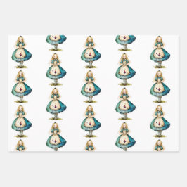 Alice im Wunderland Geschenkpapier Set