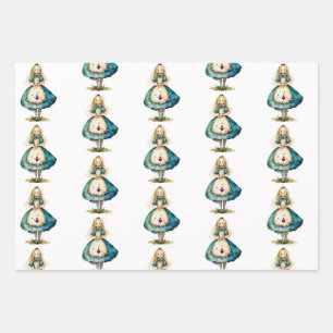 Alice im Wunderland Geschenkpapier Set
