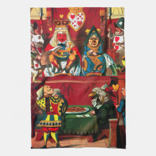 Alice im Wunderland Geschirrtuch