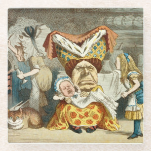 Alice im Wunderland Glasuntersetzer