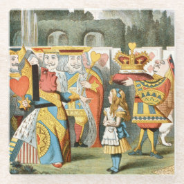 Alice im Wunderland Glasuntersetzer