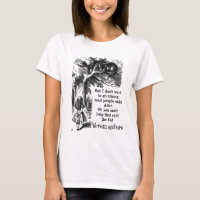 Alice im Wunderland; Grinsekatze mit Alice