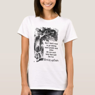 Alice im Wunderland; Grinsekatze mit Alice T-Shirt