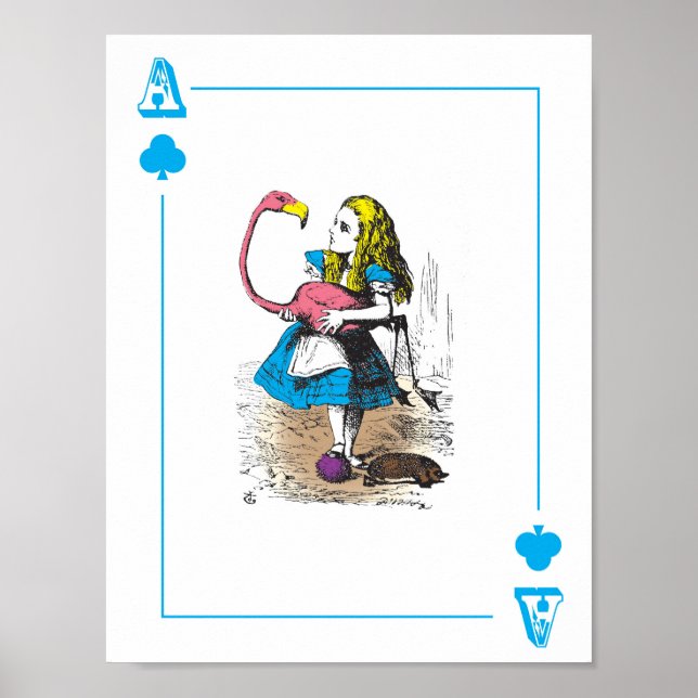 Alice im Wunderland - Große Spielkarte Poster (Vorne)