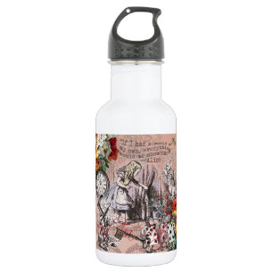 Alice im Wunderland Hatter und Kaninchen Trinkflasche