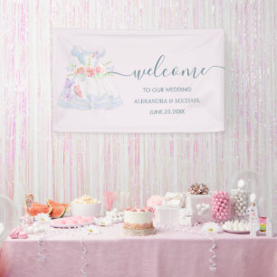 Alice im Wunderland Hochzeit Banner