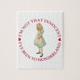 Alice im Wunderland - ich bin nicht dieses Puzzle