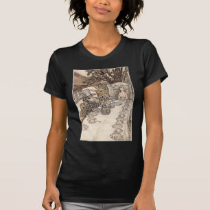 Alice im Wunderland-Illustrations-wütender T-Shirt