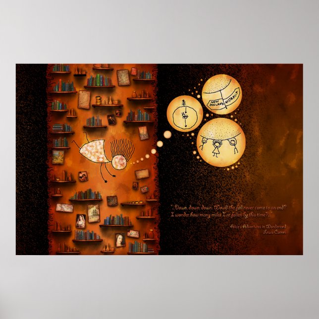 Alice im Wunderland - Im Kaninchenloch Poster (Vorne)