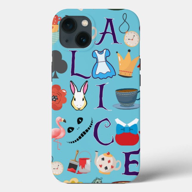 Alice im Wunderland iPhone 13 Gehäuse-Design Case-Mate iPhone Hülle (Rückseite)