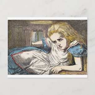 Alice im Wunderland: Iss mich zu groß Postkarte