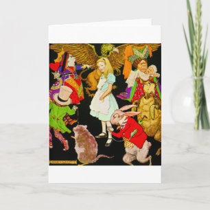 Alice im Wunderland, Jessie Willcox Smith Karte