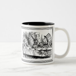 Alice im Wunderland John Tenniel Illustration Tass Zweifarbige Tasse