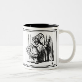 Alice im Wunderland John Tenniel Illustration Tass Zweifarbige Tasse