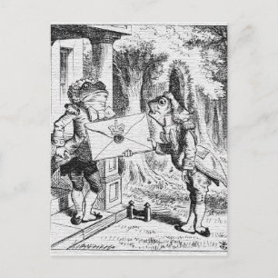 Alice im Wunderland John Tenniel Postcard Postkarte