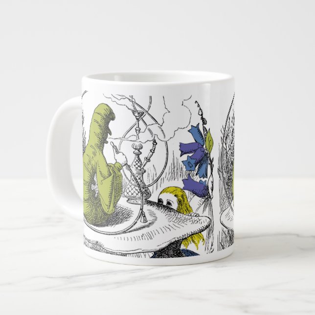 Alice im Wunderland Jumbo Tasse (Vorderseite Links)