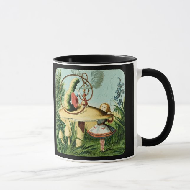 Alice im Wunderland-Kaffee-Tasse Tasse (Rechts)