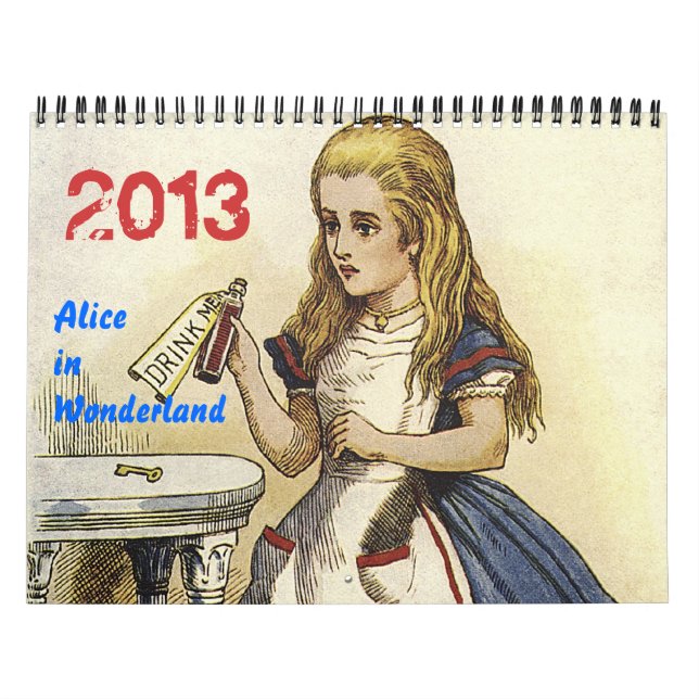 Alice im Wunderland-Kalender 2013 Kalender (Titelbild)