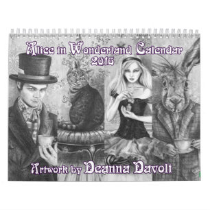 Alice im Wunderland-Kalender Deanna 2016 Davoli Kalender