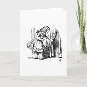 Alice im Wunderland Karte
