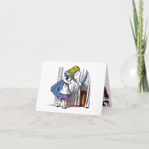 Alice im Wunderland Karte